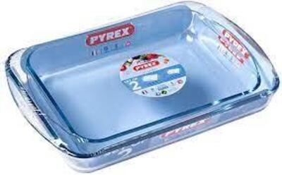 DESCRIPTION: RECTANGULAR GLASS ROASTER DISHES (2-PIECE) BRAND/MODEL: PYREX RETAIL$: $18.99 LOCATION: WAREHOUSE QTY: 1