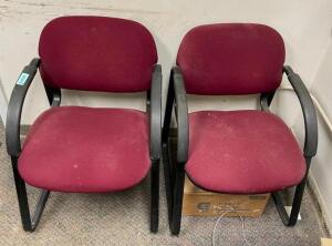 (2) OFFICE LOUNGE CHAIRS