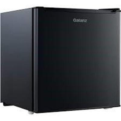 DESCRIPTION: GALANZ 1.7 CU FT SINGLE DOOR COMPACT REFRIGERATOR BRAND/MODEL: GALANZ RETAIL$: $60.00 LOCATION: WAREHOUSE QTY: 1