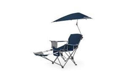 DESCRIPTION: SPORT-BRELLA RECLINER CHAIR BRAND/MODEL: SPORT BRELLA RETAIL$: $59.95 LOCATION: WAREHOUSE QTY: 1