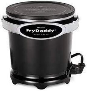 DESCRIPTION: FRY DADDY ELECTRIC DEEP FRYER BRAND/MODEL: PRESTO RETAIL$: $33.94 LOCATION: WAREHOUSE QTY: 1