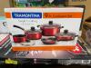 DESCRIPTION: 9-PIECE NON-STICK COOKWARE SET-CHAMPAGNE BRAND/MODEL: TRAMONTINA RETAIL$: $28.99 LOCATION: WAREHOUSE QTY: 1 - 3