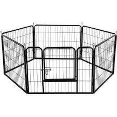 DESCRIPTION: 6-PANEL HEAVY DUTY PET PEN BRAND/MODEL: YAHEETECH RETAIL$: $82.72 LOCATION: WAREHOUSE QTY: 1