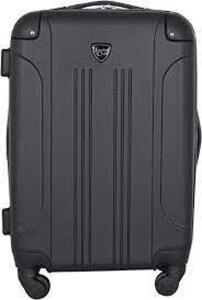 DESCRIPTION: CHICAGO 20" HARDSIDE ROLLING CARRY ON LUGGAGE - BLACK BRAND/MODEL: TRAVELERS CLUB RETAIL$: $43.35 SIZE: 20" LOCATION: WAREHOUSE QTY: 1