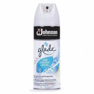 DESCRIPTION: (6) AIR FRESHENERS, AEROSOL SPRAY CAN, 13.8 OZ, LIQUID, CLEAN LINEN BRAND/MODEL: GLADE RETAIL$: $3.29 EACH LOCATION: WAREHOUSE QTY: 6