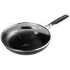 DESCRIPTION: HARD-ANODIZED NONSTICK 10-INCH FRY PAN WITH COVER BRAND/MODEL: CALPHALON RETAIL$: $49.99 SIZE: 10" LOCATION: WAREHOUSE QTY: 1