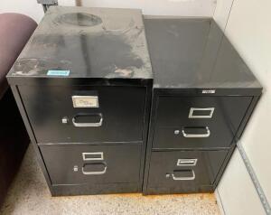 (2) 2-DRAWER FILING CABINETS