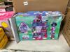 DESCRIPTION: DISNEY JUNIOR VAMPIRINA SCARE B&B PLAYSET WITH LIGHTS AND SOUNDS BRAND/MODEL: VAMPIRINA RETAIL$: $149.99 LOCATION: WAREHOUSE QTY: 1 - 3