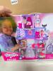 DESCRIPTION: DISNEY JUNIOR VAMPIRINA SCARE B&B PLAYSET WITH LIGHTS AND SOUNDS BRAND/MODEL: VAMPIRINA RETAIL$: $149.99 LOCATION: WAREHOUSE QTY: 1 - 6