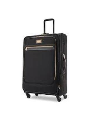 DESCRIPTION: BEAU MONDE 29" SOFTSIDE SPINNER LUGGAGE BRAND/MODEL: AMERICAN TOURISTER RETAIL$: $69.70 LOCATION: WAREHOUSE QTY: 1