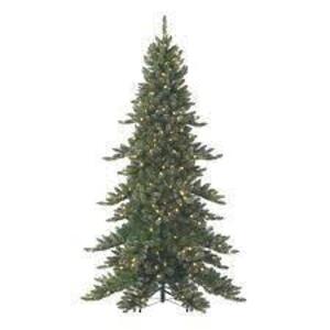 DESCRIPTION: 7.5' PRE-LIT GRANDVIEW GLITTERING ARTIFICIAL CHRISTMAS TREE, WARM WHITE LED LIGHTS, GREEN BRAND/MODEL: HOLIDAY TIME RETAIL$: $159.99 LOCA