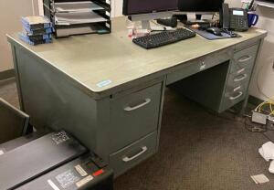 METAL OFFICE DESK