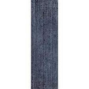 DESCRIPTION: RIGO CHUNKY LOOP JUTE NAVY 3 FT. X 10 FT. RUNNER BRAND/MODEL: NULOOM RETAIL$: $82.81 LOCATION: WAREHOUSE QTY: 1