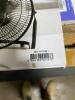 DESCRIPTION: 9 IN HIGH VELOCITY FLOOR FAN WALL MOUNT BLACK BRAND/MODEL: MAINSTAYS RETAIL$: $14.38 LOCATION: WAREHOUSE QTY: 1 - 4