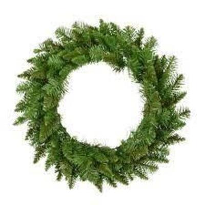 DESCRIPTION: 20-IN GREEN SPRUCE ARTIFICIAL CHRISTMAS WREATH BRAND/MODEL: VICKERMAN RETAIL$: $17.84 LOCATION: WAREHOUSE QTY: 1