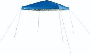 DESCRIPTION: �10' X 10' INSTANT SLANT LEG CANOPY, BLUE BRAND/MODEL: OZARK TRAIL RETAIL$: $55.00 LOCATION: WAREHOUSE QTY: 1