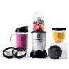DESCRIPTION: MAGIC BULLET PERSONAL BLENDER WITH 3 CUPS, SILVER BRAND/MODEL: MAGIC BULLET RETAIL$: $37.25 LOCATION: WAREHOUSE QTY: 1