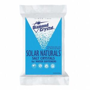 DESCRIPTION: 50 LB WATER SOFTENER SALT, SOLAR NATURALS SERIES, CRYSTALS BRAND/MODEL: DIAMOND CRYSTAL RETAIL$: $19.47 LOCATION: WAREHOUSE QTY: 1