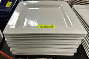 DESCRIPTION (11) 10.5" X 10.5" CHINA PLATES THIS LOT IS: SOLD BY THE PIECE SIZE 10.5" X 10.5" LOCATION BAY 6 QTY 11