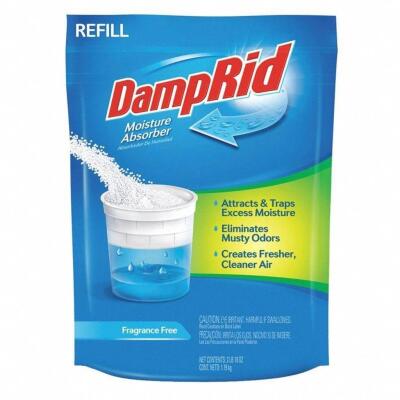 DESCRIPTION: (2) DESICCANT REFILL, WIDTH 4-5/8 IN, LENGTH 4-5/8 IN, AREA PROTECTED 250.0 SQ FT BRAND/MODEL: DAMPRID RETAIL$: $4.27 EACH LOCATION: WARE