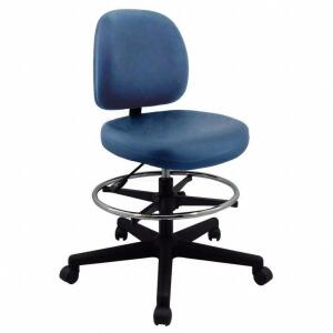 DESCRIPTION: ROLLING TASK CHAIR-BLUE RETAIL$: $189.99 LOCATION: WAREHOUSE QTY: 1