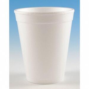 DESCRIPTION: 10 OZ FOAM DISPOSABLE COLD/HOT CUP, WHITE, 1000 PK RETAIL$: $41.07 LOCATION: WAREHOUSE QTY: 1