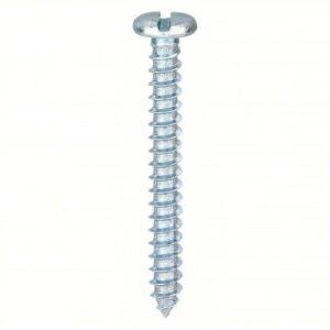 DESCRIPTION: (25) BOXES OF (100) SHEET METAL SCREW BRAND/MODEL: PRODUCT NUMBER #2DV82 INFORMATION: #8 SIZE, 1 IN LG, STEEL, ZINC PLATED, PAN, SLOTTED,