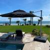 11 FOOT OFFSET POOL AND PATIO UMBRELLA