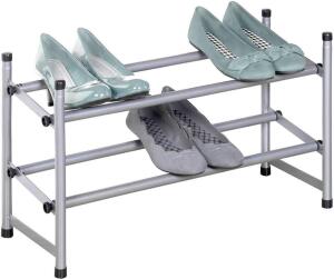 STACKABLE TELESCOPING SHOE RACK