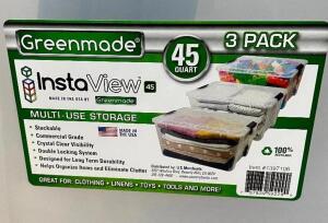 (6) - CT. INSTA VIEW MULTI-USE STORAGE CONTAINER SET