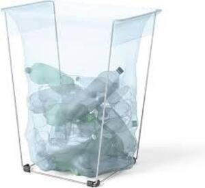 DESCRIPTION: (1) BAG HOLDER BRAND/MODEL: BAG BUDDY INFORMATION: CLEAR SIZE: LARGE RETAIL$: $36.66 EA QTY: 1
