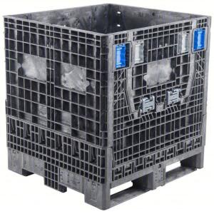 DESCRIPTION: (1) COLLAPSIBLE BULK STORAGE CONTAINER BRAND/MODEL: ORBIS/8CA51 INFORMATION: 4 WAY ENTRY, STACKABLE RETAIL$: $372.09 SIZE: 12.5 cu ft, 32