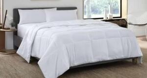 GOTO BEDDING QUEEN DOWN ALTERNATIVE COMFORTER WHITE