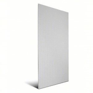 DESCRIPTION: (1) PEGBOARD PANEL BRAND/MODEL: TRITON #36RE10 INFORMATION: WHITE, ROUND HOLE - 9/32" SIZE: 96" X 48" X 1/4" RETAIL$: $350.24 EA QTY: 1