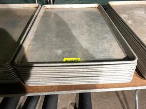 DESCRIPTION: (12) FULL SIZE SHEET PANS LOCATION: BAY 7 THIS LOT IS: SOLD BY THE PIECE QTY: 12