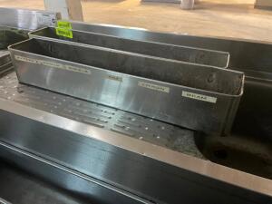 DESCRIPTION: (2) 24" STAINLESS SPEED RAILS. SIZE: 24" LOCATION: BAY 6 THIS LOT IS: SOLD BY THE PIECE QTY: 2