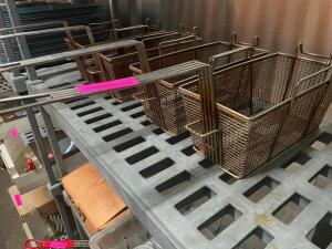 DESCRIPTION: (4) DEEP FRYER BASKETS. LOCATION: BAY 7 THIS LOT IS: SOLD BY THE PIECE QTY: 4