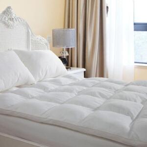 THE DUCK AND GOOSE CO OVERFILLED EXTRA THICK PLUSH MATTRESS TOPPER