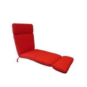 SUNTASTIC INDOOR/ OUTDOOR CORAL TEXTURED CHAISE CUSHION