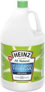 (2) HEINZ ALL NATURAL MULTI-PURPOSE VINEGAR 6% ACIDITY 1 GALLON BOTTLE