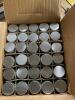 30 PCS GLASS SPICE JARS WITH 396 SPICE LABELS - 3