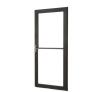 36 IN. X 80 IN. 3000 SERIES BLACK LEFT-HAND SELF-STORING EASY INSTALL ALUMINUM STORM DOOR