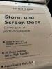 30 IN. X 80 IN. 100 SERIES PLUS BRONZE SELF-STORING STORM DOOR - 2