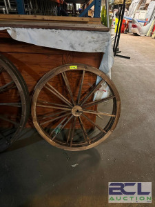 (2) - WAGON WHEELS