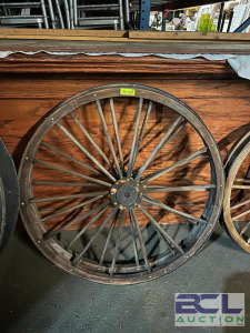 (2) - WAGON WHEELS