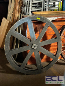 (2) - WAGON WHEELS