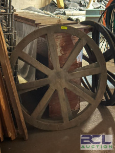 (2) - WAGON WHEELS