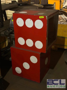 (2) - WOOD DICE