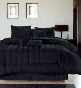 BOUTIQUE BLACK COMFORTER SET