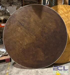 HEAVY DUTY ROUND FOLDING TABLE